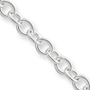 Sterling Silver 3.75mm Oval Cable Chain