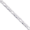 Sterling Silver 5.25mm Figaro Link Chain