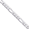 Sterling Silver Figaro Chain 6.5mm