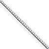 Sterling Silver 1.25mm Square Franco Chain