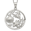 Sterling Silver Sea Life Pendant Necklace