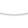 Sterling Silver 18in Solid Neck Wire Necklace