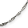 Sterling Silver 2mm Twisted Herringbone Chain