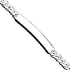 4mm Engravable Curb Link ID Bracelet