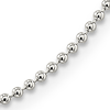 Sterling Silver 2mm Italian Hollow Bead Chain