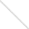 Sterling Silver 20in Hollow Beaded Box Chain 4mm
