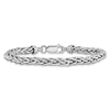 Sterling Silver Solid Wheat Chain Bracelet 7.5in