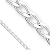 Sterling Silver 3.2mm Open Link Curb Chain