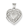 Sterling Silver 1/2in Heart Locket