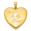 Gold-plated Sterling Silver Forever In My Heart Ash Holder 1in