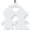 Sterling Silver Engravable Boy-Girl Disc Charm