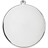 Sterling Silver 1 1/8in Engravable Round Disc Charm