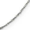 Sterling Silver .5mm Twisted Serpentine Chain