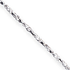 Sterling Silver 1.4mm Twisted Serpentine Chain
