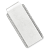 Sterling Silver Money Clip with Fancy Borders