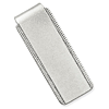 Sterling Silver Slender Money Clip with Fancy Borders