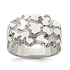 Sterling Silver Men's Nugget Ring