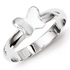 Sterling Silver Child's Classic Butterfly Ring
