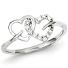 1/8ct Diamond Heart Promise Ring