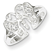 Sterling Silver Butterfly Toe Ring