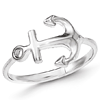 Sterling Silver Anchor Ring
