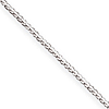Round Franco Chain 1mm - Sterling Silver