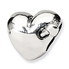 Sterling Silver Reflections Kids Heart with Arrow Bead