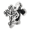 Sterling Silver Reflections Crucifix Bead