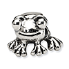 Sterling Silver Reflections Frog Bead