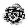 Sterling Silver Reflections Kids Clown Bead