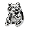 Sterling Silver Reflections Raccoon Bead