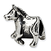 Sterling Silver Reflections Horse Bead