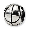 Sterling Silver Reflections Kids Basketball Bead