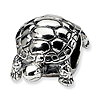Sterling Silver Reflections Turtle Bead