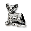 Sterling Silver Reflections Oriental Cat Bead