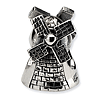 Sterling Silver Reflections Windmill Bead