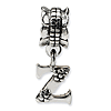 Sterling Silver Reflections Letter Z Dangle Bead