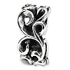 Sterling Silver Reflections Scroll Connector Bead