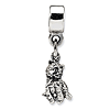 Sterling Silver Reflections Kids Cat Dangle Bead