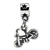 Sterling Silver Reflections Kids Bicycle Dangle Bead