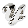 Sterling Silver Reflections Letter Y Script Bead