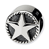 Sterling silver Reflections Star Bead
