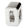 Sterling Silver Reflections Numeral 0 Bead