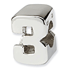 Sterling Silver Reflections Numeral 3 Bead