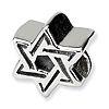 Sterling Silver Reflections Kids Star of David Bead