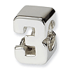 Sterling Silver Reflections Kids Numeral 3 Bead
