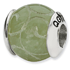 Sterling Silver Reflections Jadestone Bead