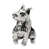 Sterling Silver Reflections Doberman Pinscher Bead