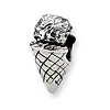 Sterling Silver Reflections Ice Cream Cone Bead