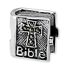 Sterling Silver Reflections Marcasite Cross Bible Bead
